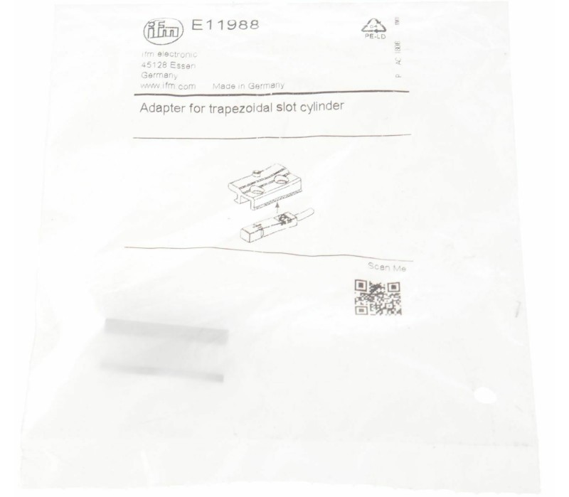 IFM E11988 Mounting adapter for trapezoidal slot cylinders ! NEW ! 