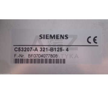 SIEMENS SIPROTEC  C53207-A 321-B125-4   C53207A321B1254 BF0704077808 ! NEW !