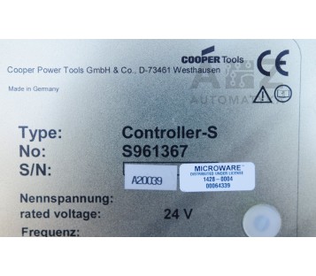 COOPER TOOLS CONTROLLER-S  S961367