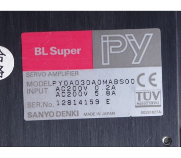 SANYO DENKI BL SUPER PY PY0A030A0MABS00 PY0 A030A 0MABS00 
