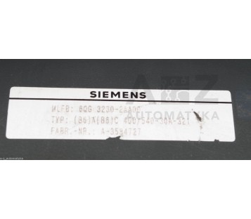 SIEMENS SITOR 6QG 3230 2AA00 6QG 3230-2AA00 6QN 5213-0BA 10097235