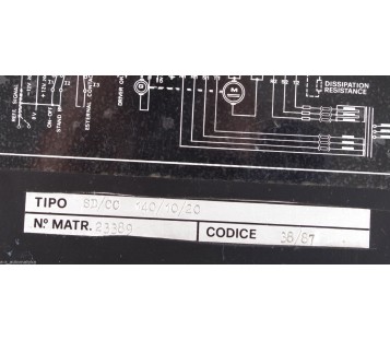 ALSTHOM PARVEX SD/CC SERVODRIVE 3 SERIE  140/10/20 1401020 23389