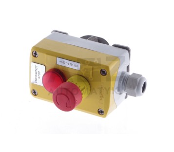 SCHNEIDER EMERGENCY STOP BUTTON WITH CASING AND MOUNT
