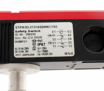 EUCHNER STPA3D-2131A024MC1743 090230 STPA3D2131A024MC1743 ! NEW !