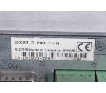 INDRAMAT DKC03.3-040-7-FW DKC0330407FW R911279428 ESM02.3-FW