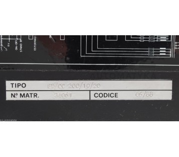 ALSTHOM PARVEX T4C3B.TB420 R3 R10 SD/CC 200/10/20 SDCC2001020 24061