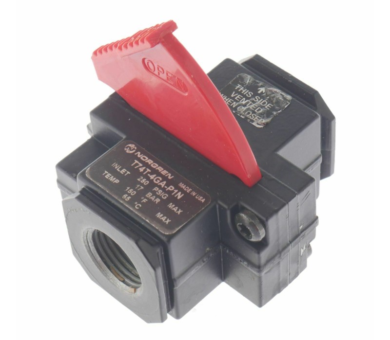 NORGREN T74T-4GA-P1N T74T4GAP1N Shut-off valve