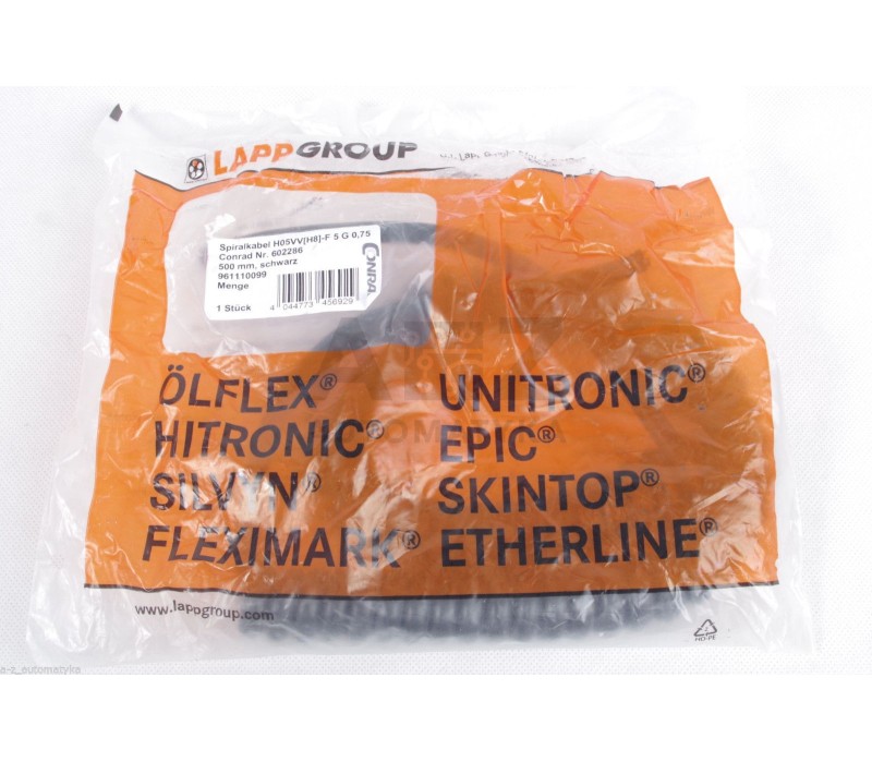 LappKabel 73222342 Spiral cable X05VVH8-F 500 mm / 1500 mm 5 x 0.75 mm² 6! NEW !