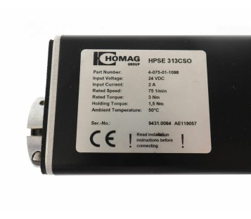 HOMAG HPSE 313CSO 4-075-01-1098 4075011098