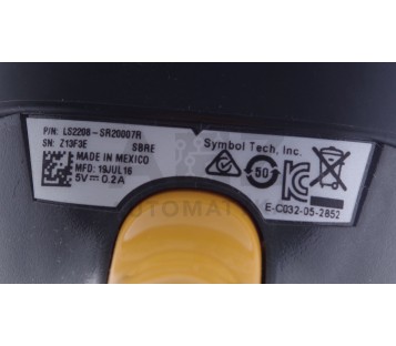 SYMBOL TECH LS2208-SR20007R  LS2208SR20007R  LS2208 SR20007R 