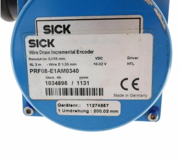 SICK DRS60-E1A02000 1031186 + PRF08-E1AM0340 1034898