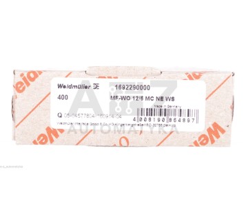 WEIDMULLER 1692290000 MF-WO 12/6 MC NE WS  MF-WO12/6MCNEWS neutral plot ! NEW ! 