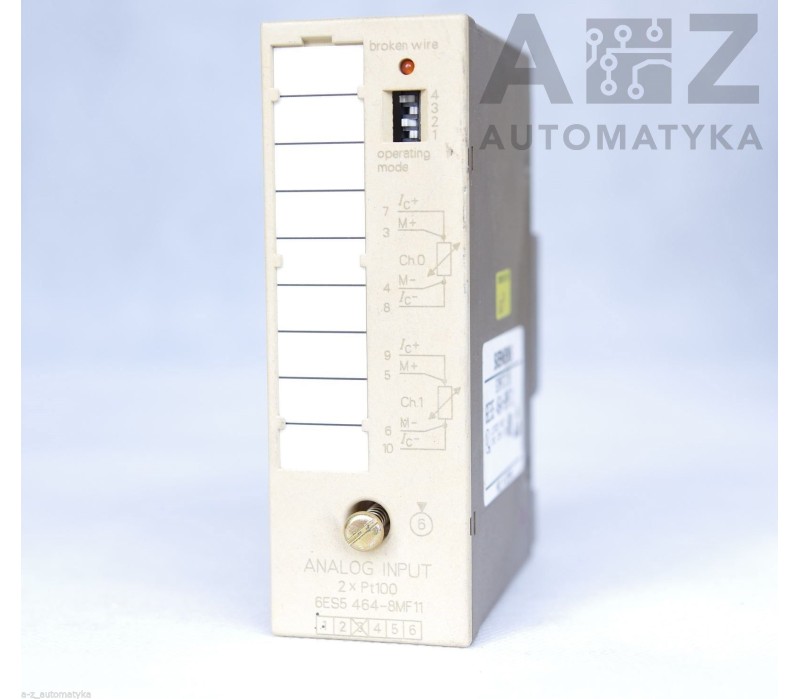 SIEMENS: ANALOG INPUT 2x Pt100  6ES5 464-8MF11  ( 6ES54648MF11 )