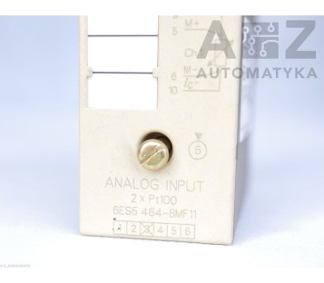 SIEMENS: ANALOG INPUT 2x Pt100  6ES5 464-8MF11  ( 6ES54648MF11 )