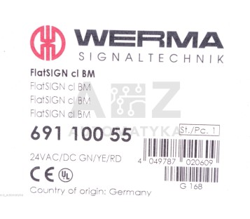 WERMA 691 100 55 691.100.55 Signal tower LED ! NEW !