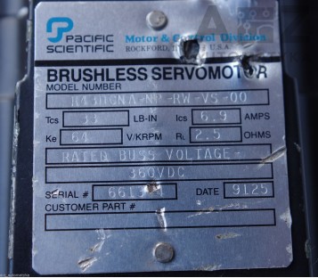 PACIFIC SCIENTIFIC SERVOMOTOR R43HCNA-NP-RW-VS-00  ( R43HCNANPRWVS00 )