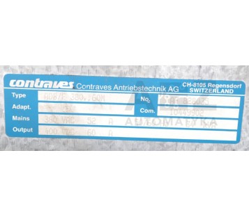 CONTRAVES  ADB/F 380.60M  ADBF38060M