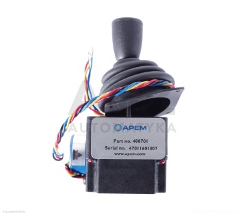 APEM 400701 4R28-2H1E-55-360 Joystick 500 Vdc Lever (straight) Strand IP65 ! NEW