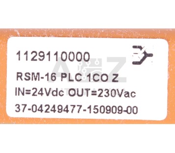 WEIDMULLER RSM-16 PLC 1CO Z RSM16PLC1COZ 1129110000 RELAY INTERFACE ! NEW