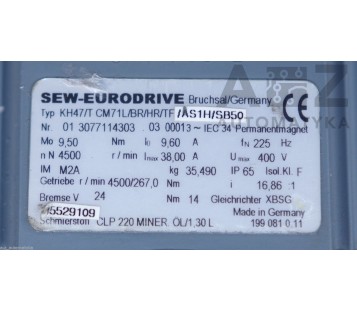 SEW EURODRIVE KH47/T CM71L/BR/HR/TF/AS1H/SB50