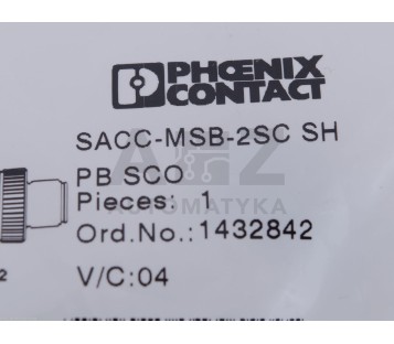 PHOENIX CONTACT SACC-MSB-2SC SH  SACCMSB2SCSH 1432842 Bus system connect ! NEW !