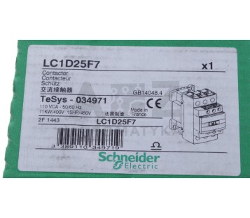 SCHNEIDER LC1D25F7   ! NEW !