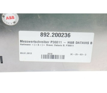 H&B ABB DATAVIS B P30811 892.200236 892200236 (BLUE)