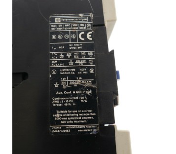 TELEMECANIQUE LC1D4011 230V AC COIL