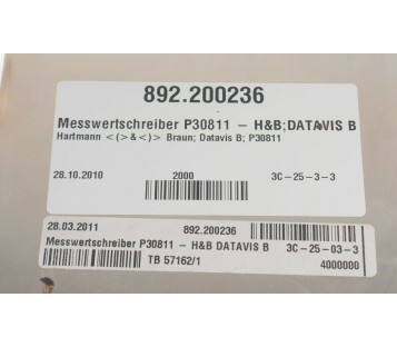 H&B ABB DATAVIS B P30811 892.200236 892200236 (GREEN)