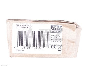 MEAN WELL HLG-100H-54A HLG100H54A DC POWER SUPPLY 100-240VAC to 54V 1,77 ! NEW !