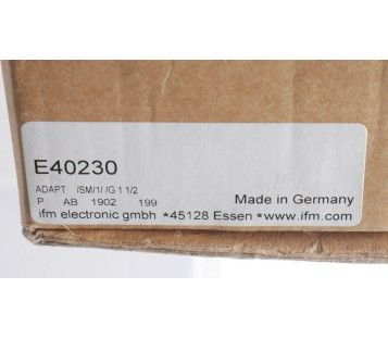 IFM E40230 ADAPT /SM/1/G1 1/2 ! NEW ! 