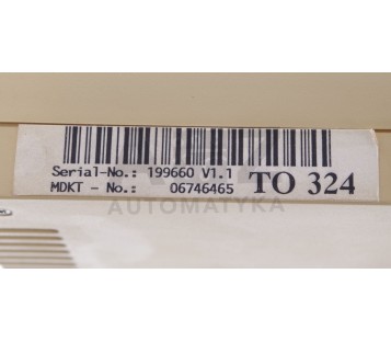 MANNESMANN DEMAG SIGMATEK  TO 324 TO324 06746465 