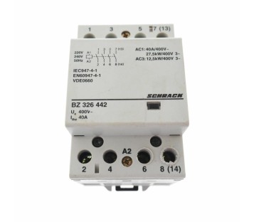 SCHRACK BZ 326 442 Modular contactor 220-240V AC COIL 