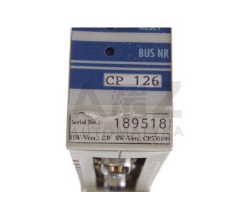 MANNESMANN DEMAG SIGMATEK ETEK CP 126 CP126 06730365 