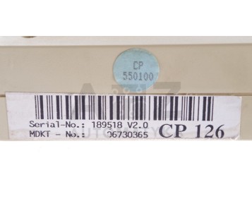 MANNESMANN DEMAG SIGMATEK ETEK CP 126 CP126 06730365 