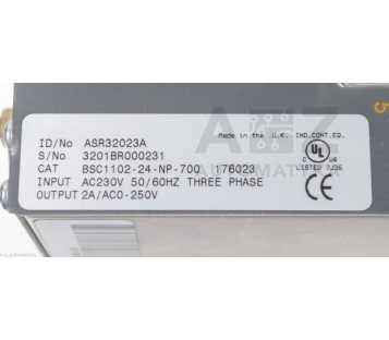 BALDOR AC SERVO DRIVE ASR32023A  BSC1102-24-NP-700