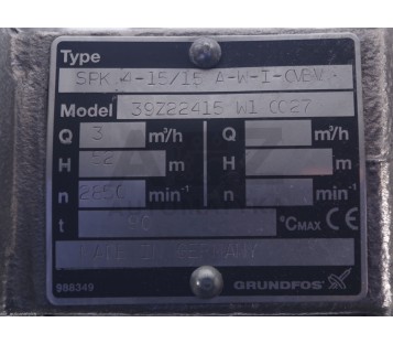 GRUNDFOS 80B2-19FT100-B NDFOS + TECHNOTRANS SPK(I)4-15/15  057.01.1315 SPK 4-15/