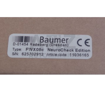 BAUMER FWX08C 11036165 ! NEW !