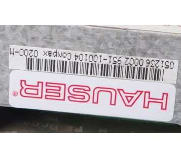 HAUSER  POWER SUPPLY  049694 0025 951-100100 COMPAX 200-M GRUNDGERAT