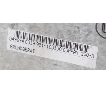 HAUSER  POWER SUPPLY  049694 0025 951-100100 COMPAX 200-M GRUNDGERAT