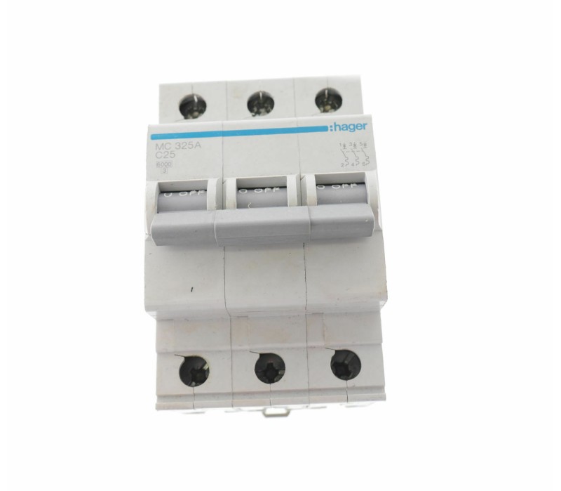 HAGER MC325A C25 3 POLE CIRCIUT BREAKER