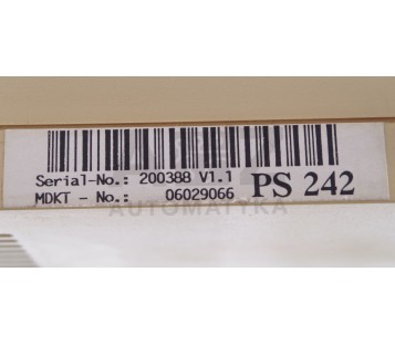 MANNESMANN DEMAG ETEK SIGMATEK PS 242 PS242 NC4- 06029066 