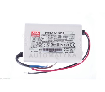 MW MEAN WELL PCD-16-1400B PCD161400B Power Supply LED Driver Water & Du  ! NEW !