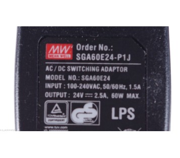 MW MEAN WELL SGA60E24-P1J SGA60E24P1J Power Supply 24VDC 2,5A 60W ! NEW !