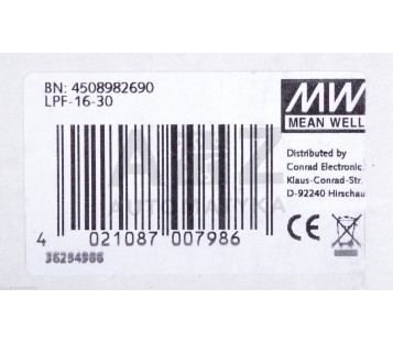 MW MEAN WELL LPF-16-30 LPF1630  ! NEW !