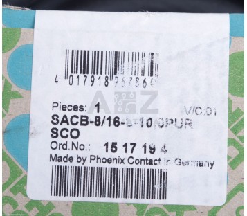 PHOENIX CONTACT SACB-8/16-L-10,0PUR SCO 1517194 Sensor/actuator box ! NEW !