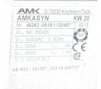 AMK AMKASYN KW 20 KW20 + AE-R03 CARD
