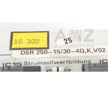 SAT SERVOANTRIEBSTECHNIK  1FT5072 OAC  DSR 250-15/30-4Q,K,V02