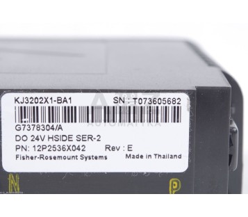 FISCHER EMERSON DELTA V  KJ3202X1-BA1 KJ3202X1BA1 12P2536X042 REV. E