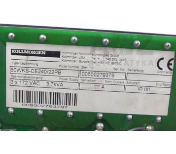 SEIDEL KOLLMORGEN 60WKS-CE240/22PB 60WKSCE24022PB 